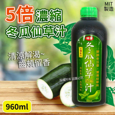 台灣 5倍濃縮冬瓜仙草汁 (1套2支)